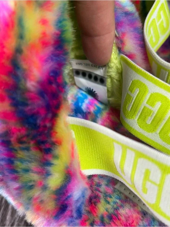 UGG FLUFF YEAH PIXELATE SLIPPERS - Picture 9 of 12